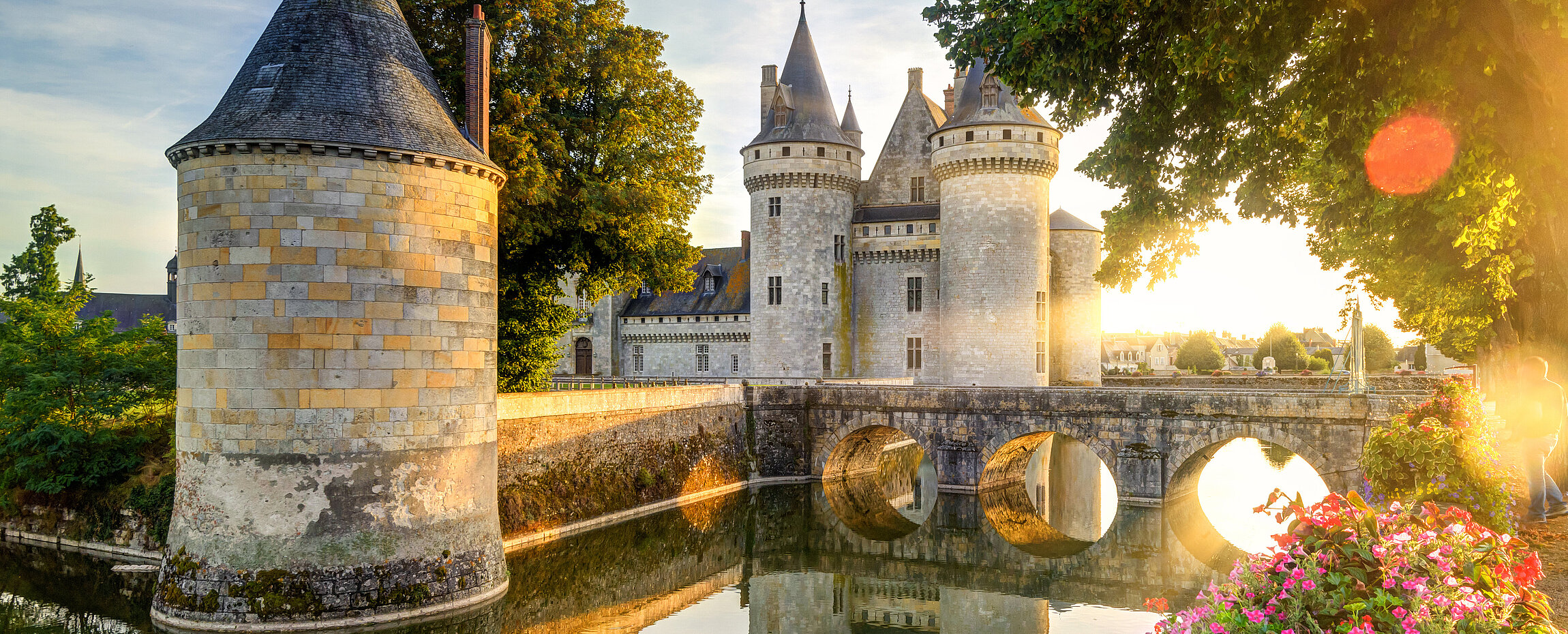 Schloss Sully Sur Loire in Frankreich.