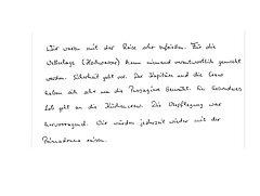 MS Primadonna Kunden-Brief